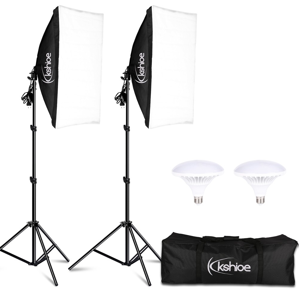 Softbox Lighting Kit, Photo Equipment Studio Soft box 20" x 27", with E27 Socket