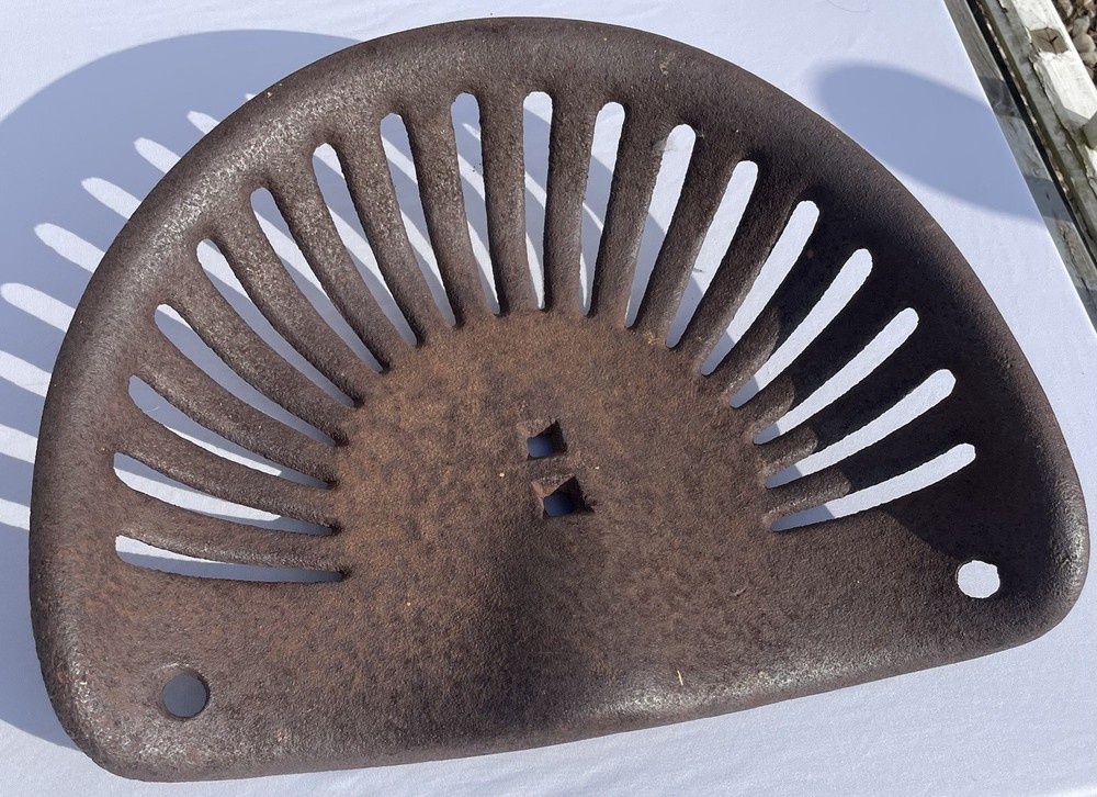Antique Cast Iron Tractor Seat