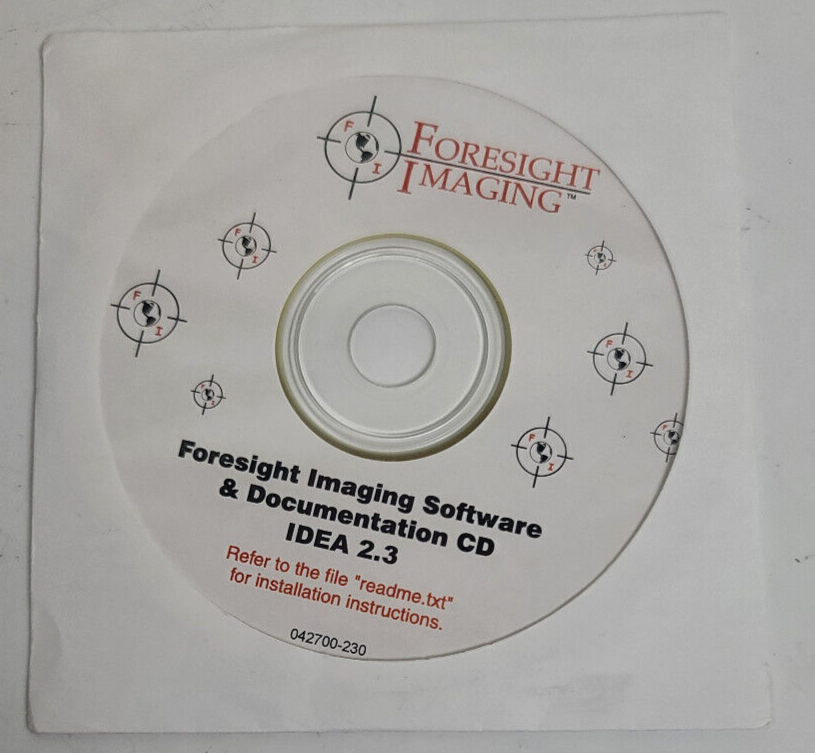 Disc For Foresight Imaging Software IDEA 2.3 In Sleeve