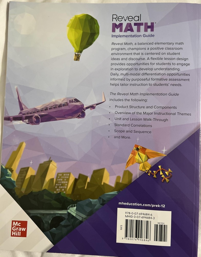 Reveal Math Implementation Guide, K-5 (Reveal Math Elementary) [Paperback] Mc...