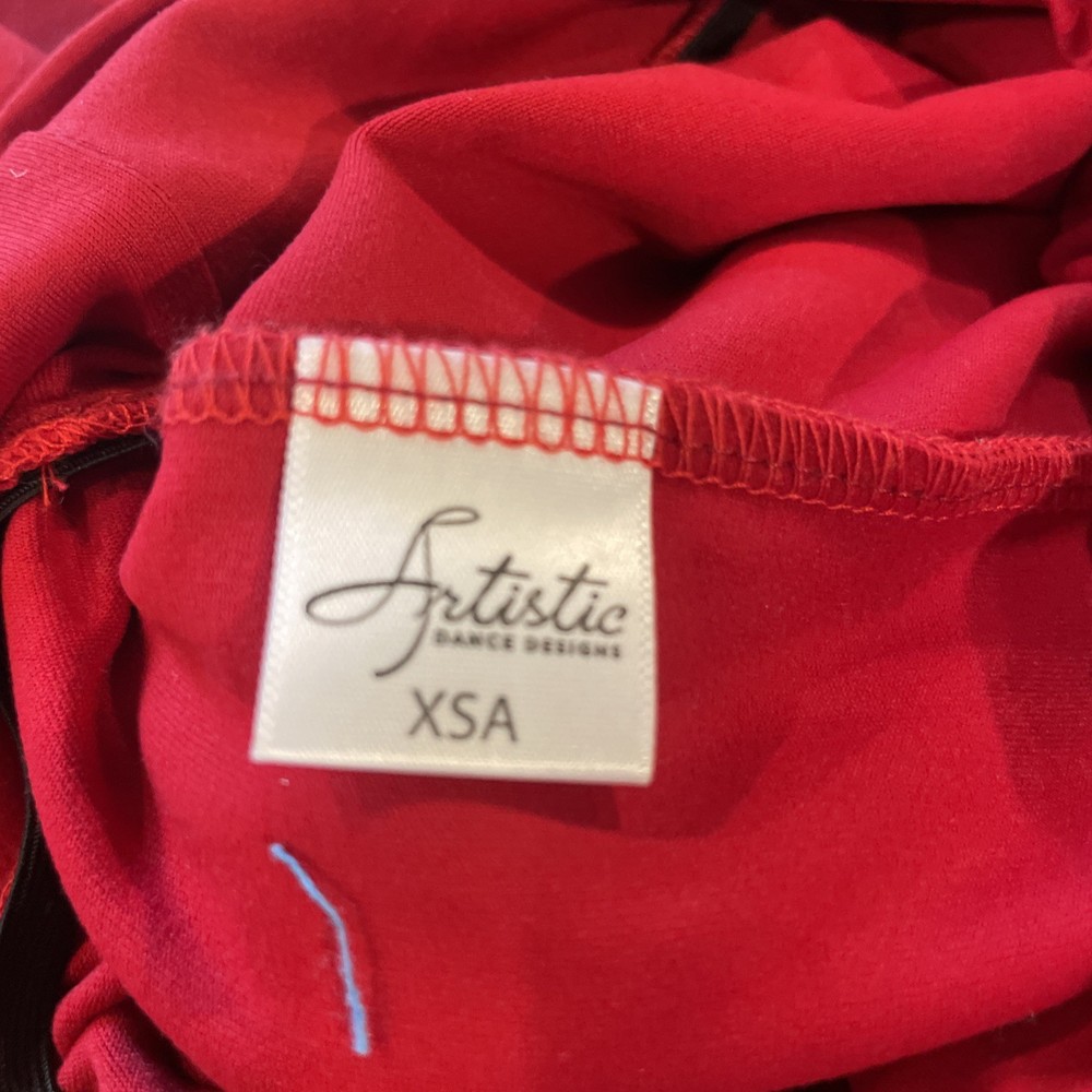 Red 2 Piece Dance Costume