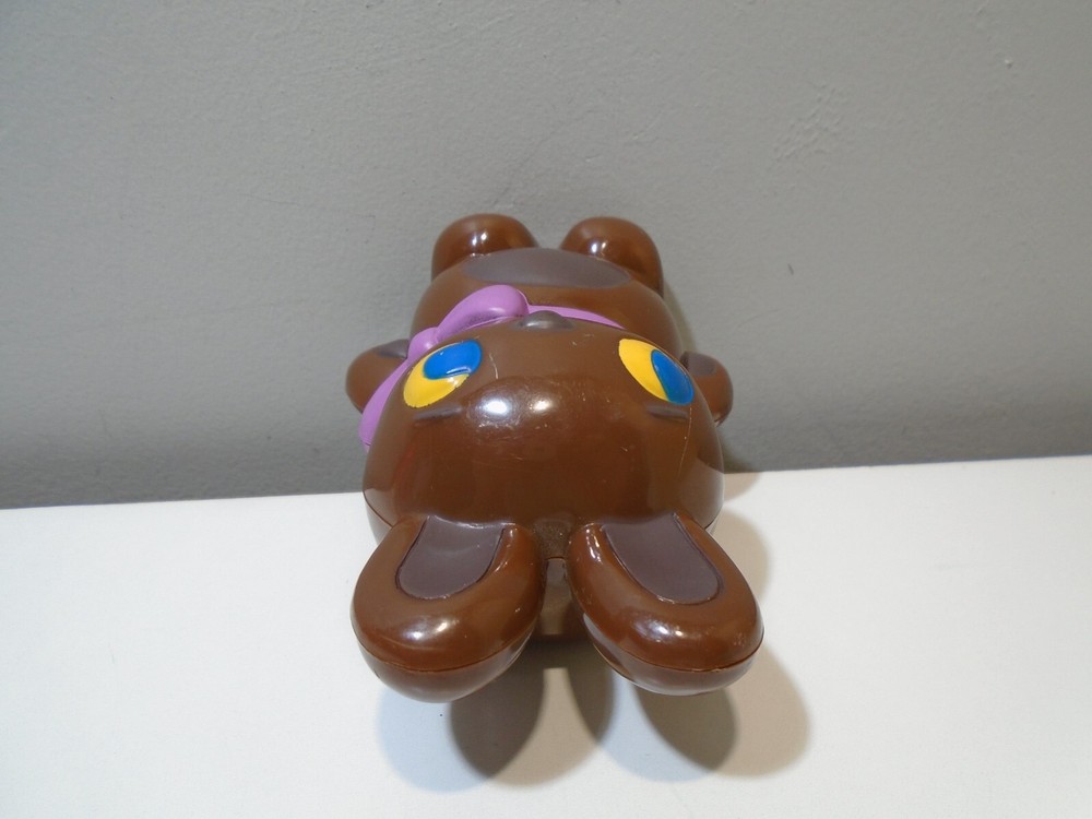 PLASTIC CHOCOLATE BUNNY 3" FIGURE UNBRANDED (MA1639)