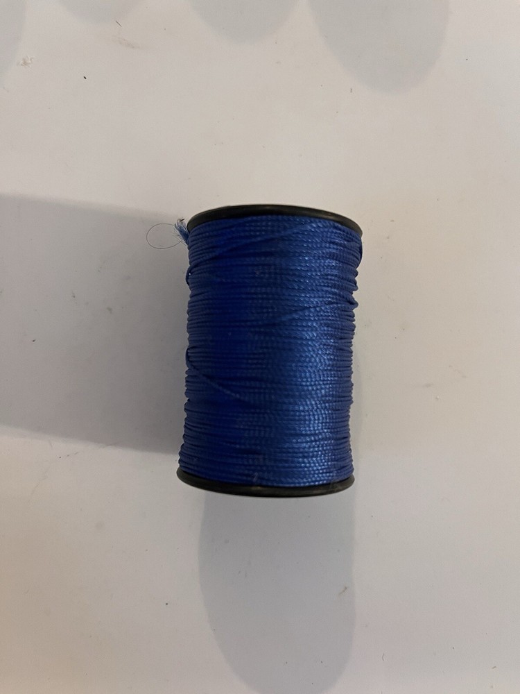Brownell No. 4 Nylon Serving Thread 100yd Spool Blue