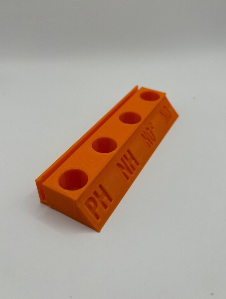 API Aquarium Water Test kit Tube and Reference Card Holder 3D Printed