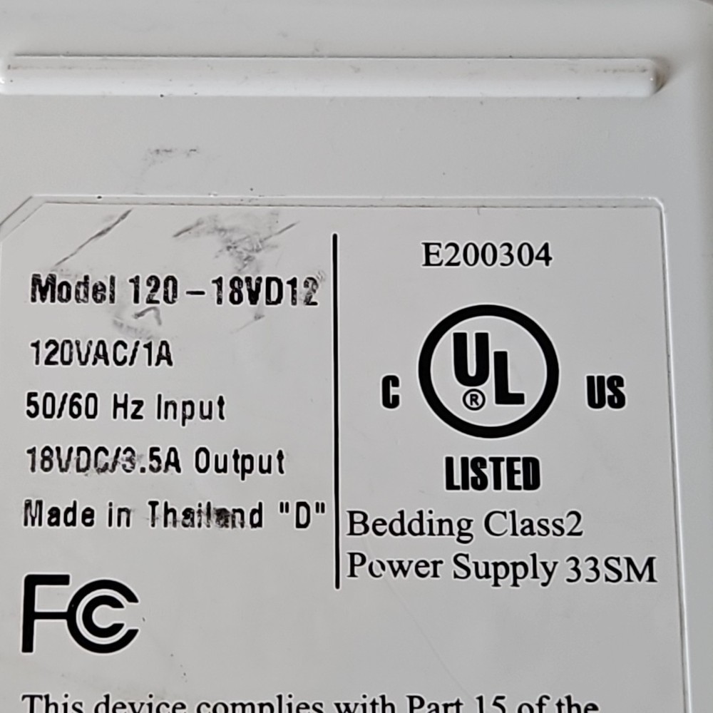 Safe and Warm Technology Electric Blanket Controller Model C-D12 120-18VD12