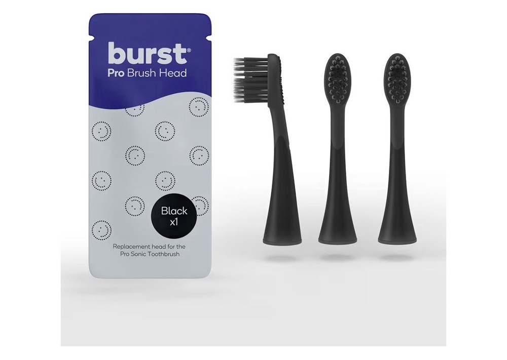 Burst Pro Replacement Brush Head (3Pack BLACK)