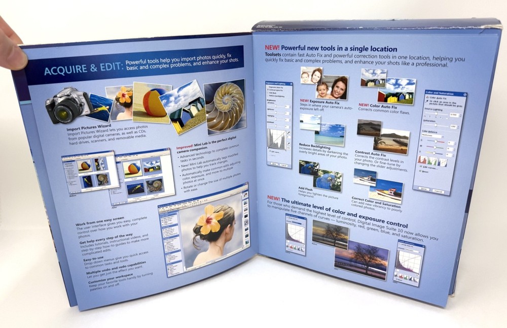Microsoft Digital Image Suite 10 DVD & User's Manual - For Windows XP 2000 ME 98