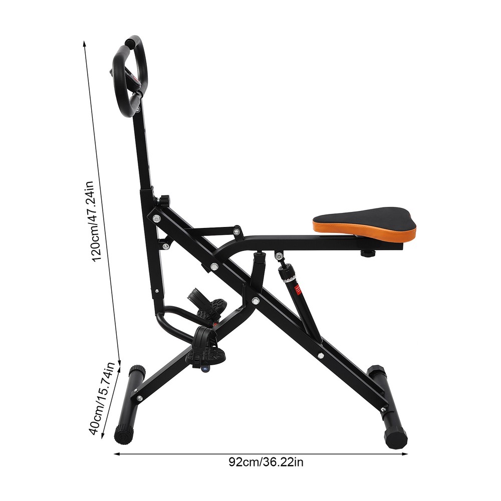 264lbs Adjustable Squat Machine Trainer Rowing Machine For Ab Workout Glutes