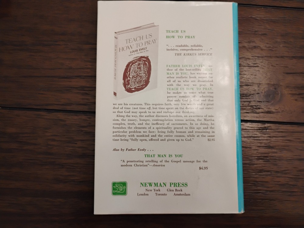 Book Concilium 40 Scripture The Breaking of Bread HC/DJ Library