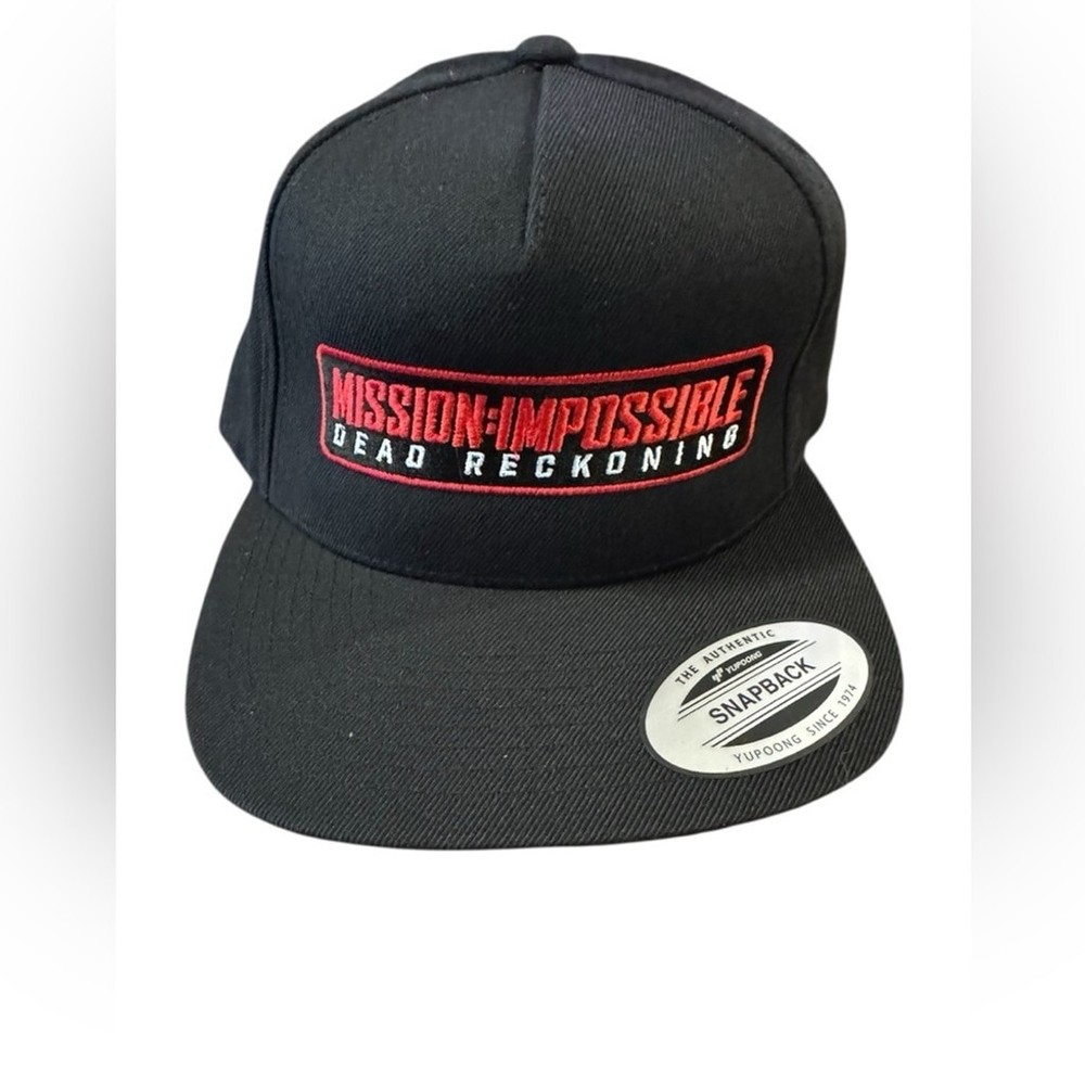 Mission Impossible Black Snapback Hat
