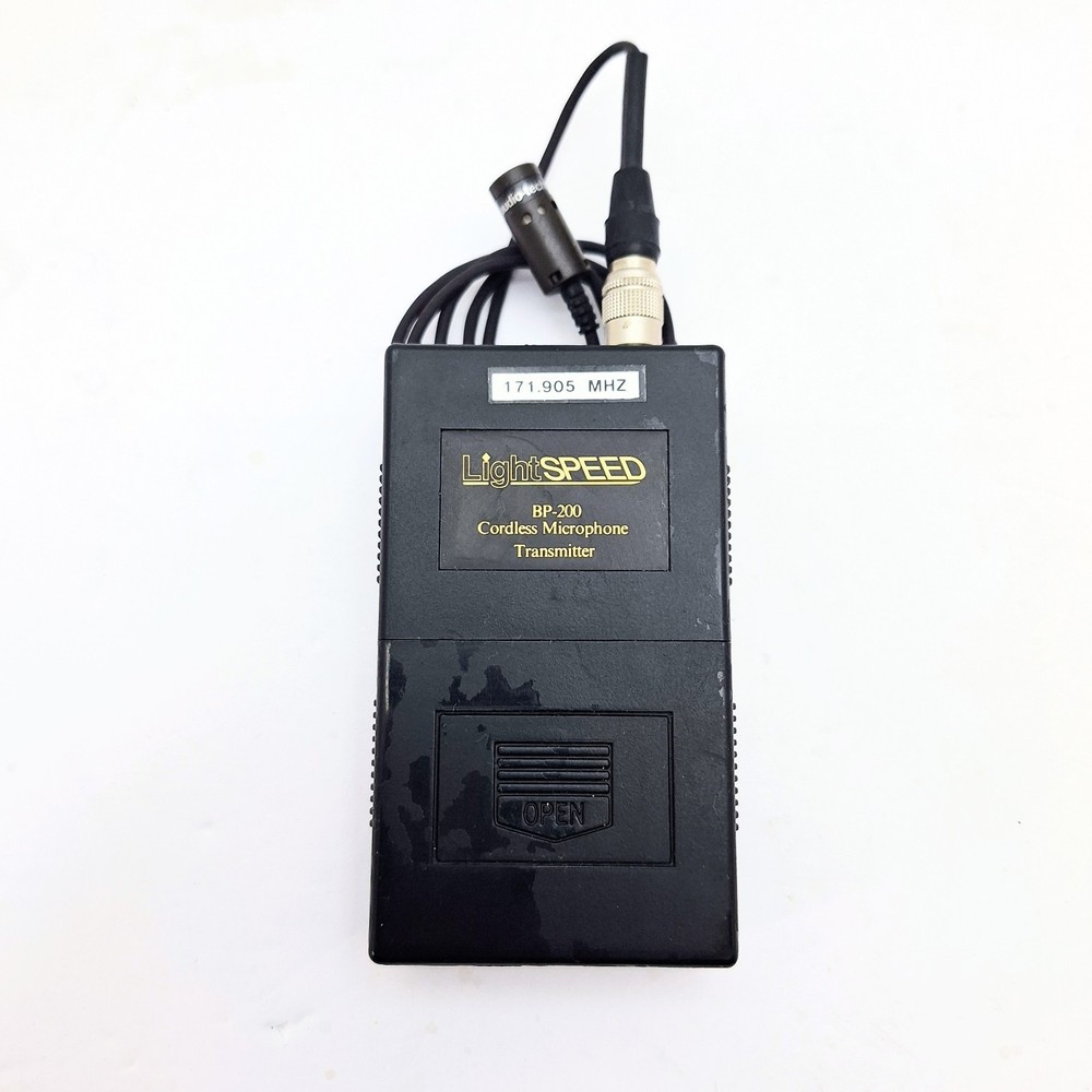 Lightspeed Wireless Microphone Transmitter BP-200 171.905 MHZ With Microphone